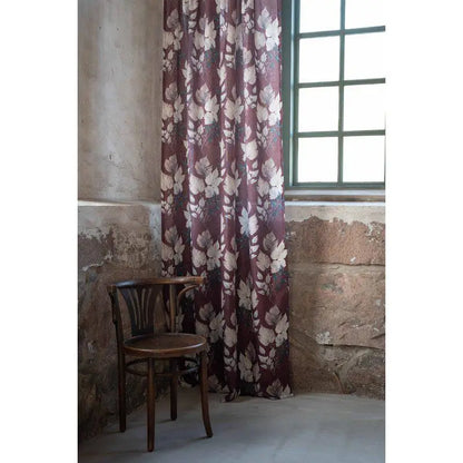 Montana multibandslängder vinröd 2-pack 135x250 cm - Gardiner