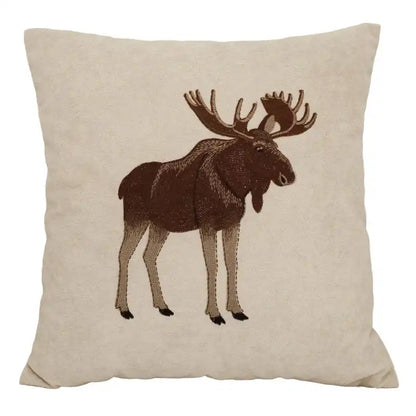 Moose kuddfodral 45x45 cm linne - Kuddfodral