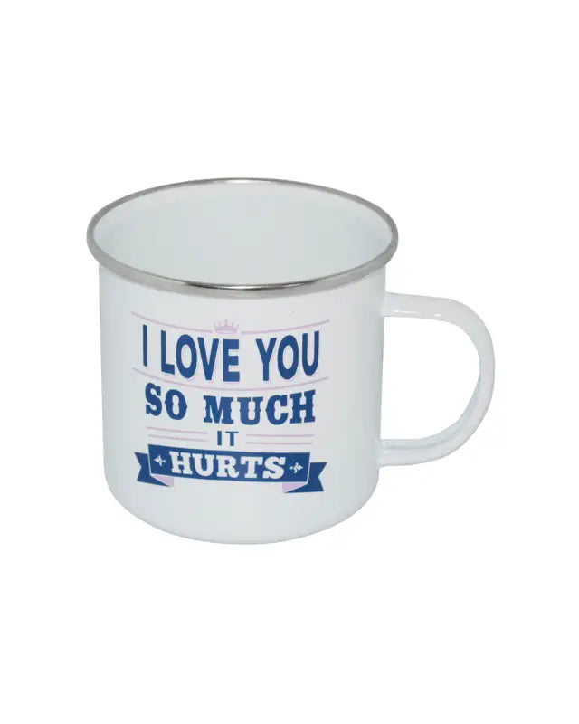 Mugg Retro Love You - Budskap