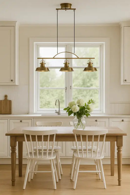 New Haven Taklampa 3 mässing - Taklampa