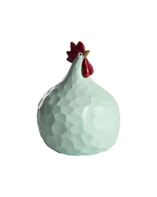 NG Höna Carved mint H 13 - Dekoration