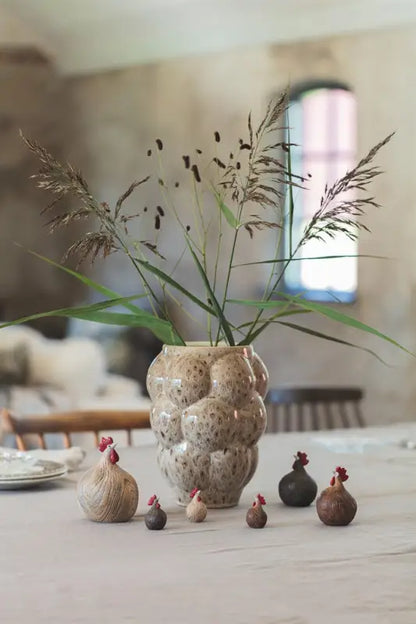 NG Höna Woodie medium 9,6 cm - Dekoration