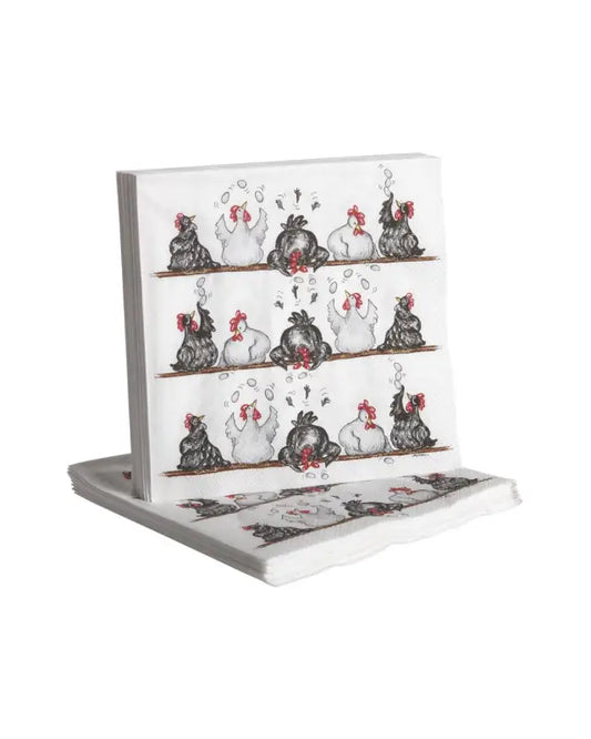 NG Lunchservetter Hönor 33x33 cm - Servett