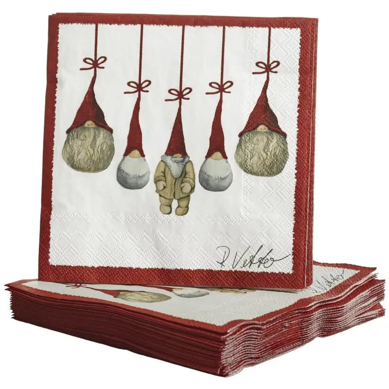 NG Lunschservett Tomte - Servetter