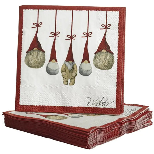 NG Lunschservett Tomte - Servetter