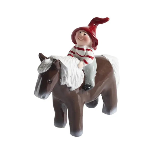 NG Tusse rider häst - Jul