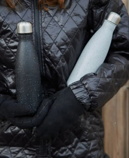 Nils stålflaska white/black - stålflaska