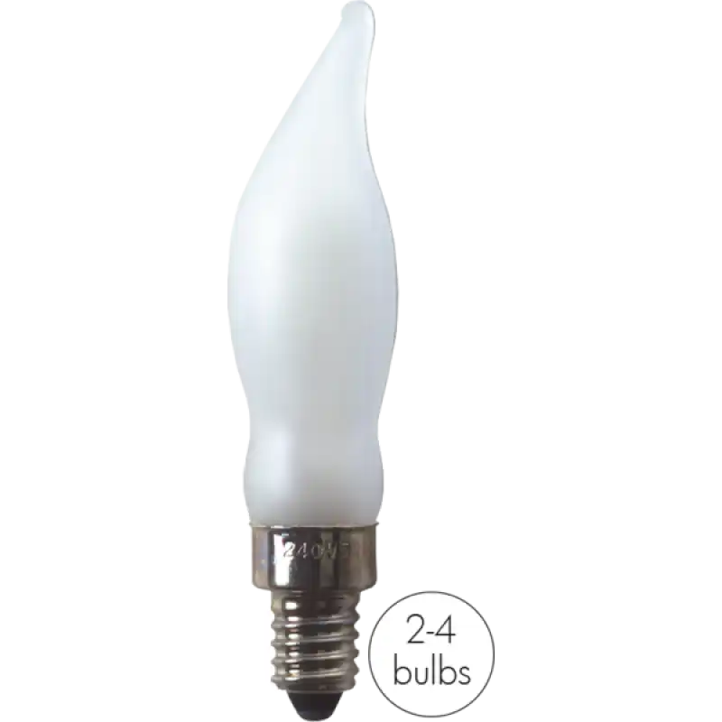 Nusnäs Lampor 2-4 ljus E10 5W 2-pack - Adventsljusstake