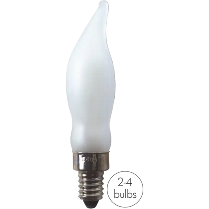 Nusnäs Lampor 2-4 ljus E10 5W 2-pack - Adventsljusstake