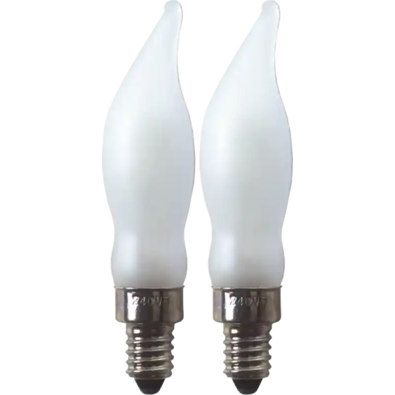 Nusnäs Lampor 2-4 ljus E10 5W 2-pack - Adventsljusstake