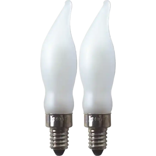 Nusnäs Lampor 2-4 ljus E10 5W 2-pack - Adventsljusstake