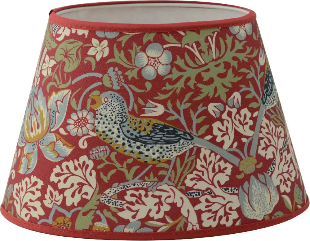 Nutcracker oval 25 cm röd - Lampskärm
