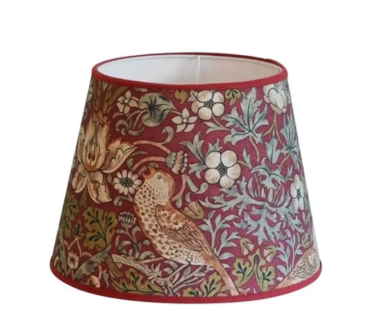 Nutcracker rund 20 cm röd - Lampskärm