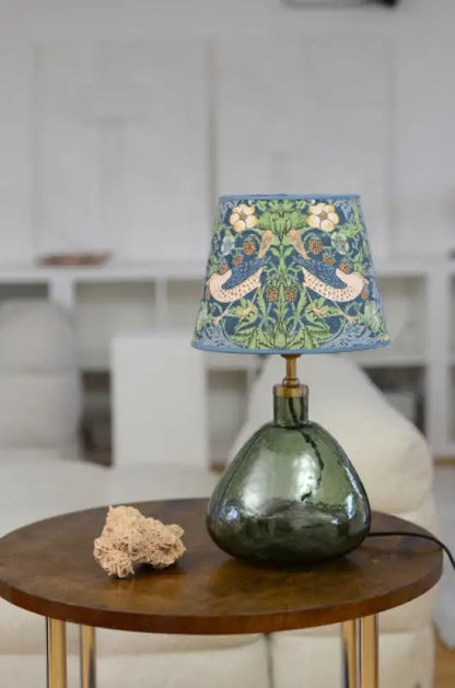 Nutcracker rund 25 cm blå - Lampskärm