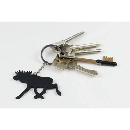 Nyckelring Älg Svart - Nyckelring