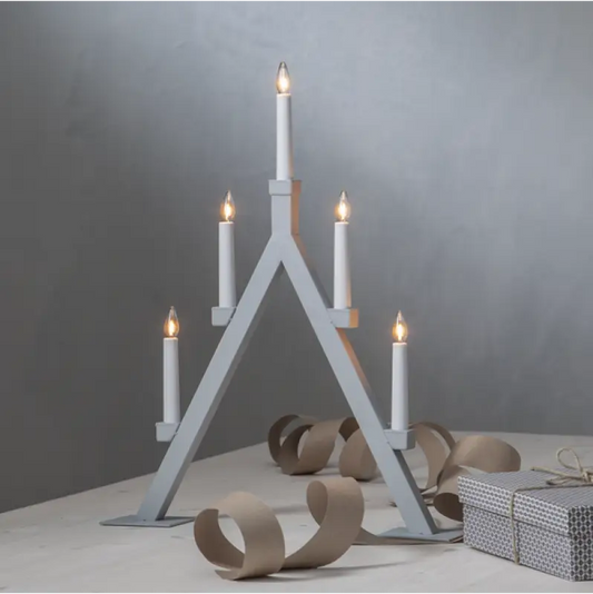 Oliver Ljusstake grå 55cm - Belysning