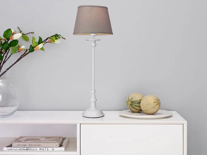 Oval lampskärm grå S2210 - Lampskärm