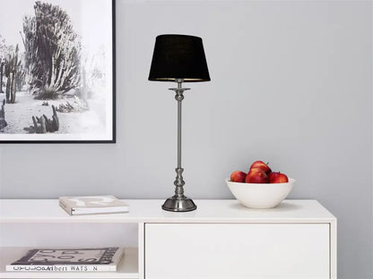 Oval lampskärm svart S2202 - Lampskärm