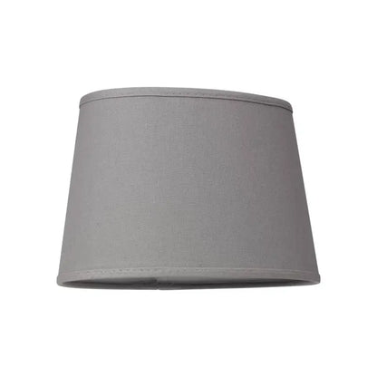 Oval lamskärm grå S2510 - Lampskärm