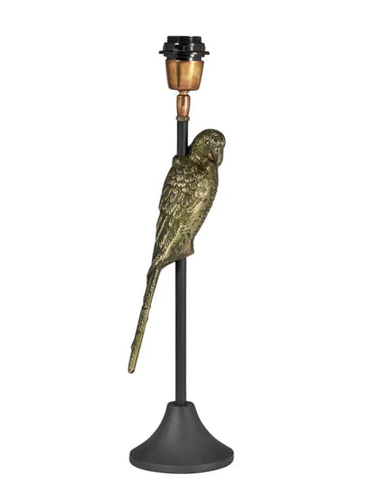 Parrot Lampfot med Estelle skärm Guld 57 cm - Lampfot