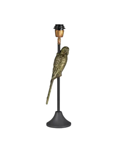 Parrot Lampfot med Estelle skärm Guld 57 cm - Lampfot