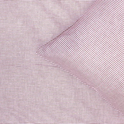 Påslakanset Runmarö 2-dels burgundy röd/vit - Bäddset