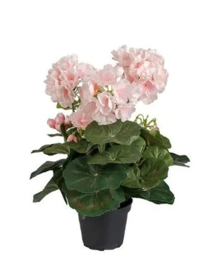 Pelargon Konstväxt 35 cm rosa - KOnstväxt