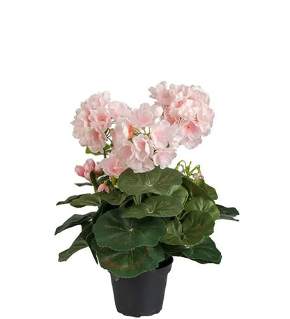 Pelargon Konstväxt 35 cm rosa - KOnstväxt