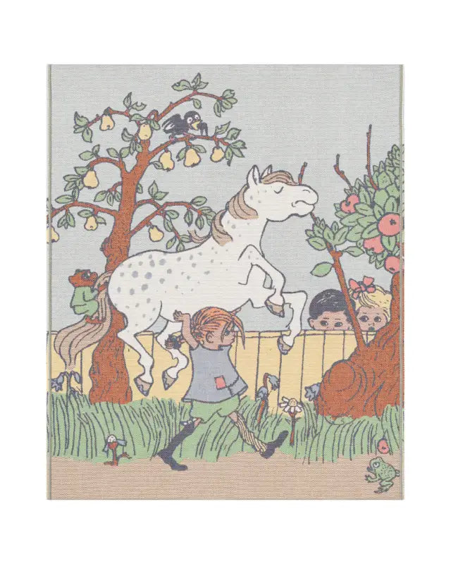 PIPPI Pläd Päronsprång 140x170 cm - Pläd