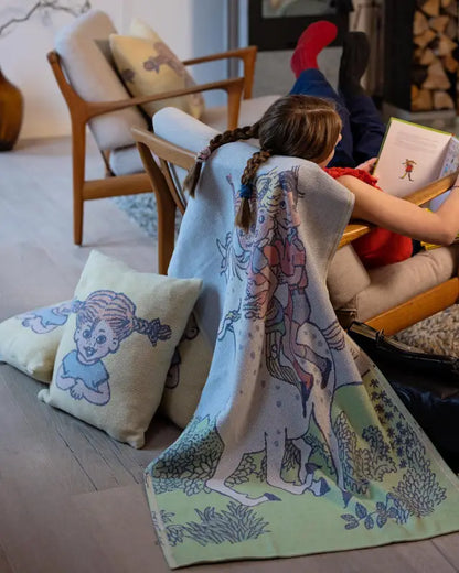 PIPPI Pläd Päronsprång 140x170 cm - Pläd