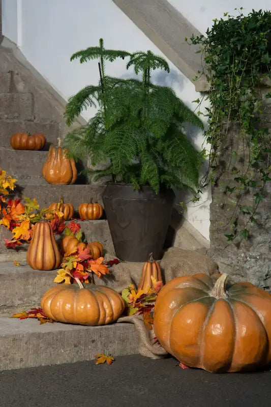 Pumpa orange 13 cm - Halloween