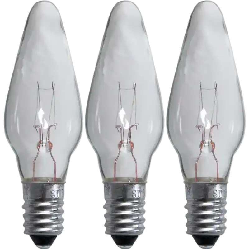 Reservlampa 3-pack E10 34V 3W - Reservlampa
