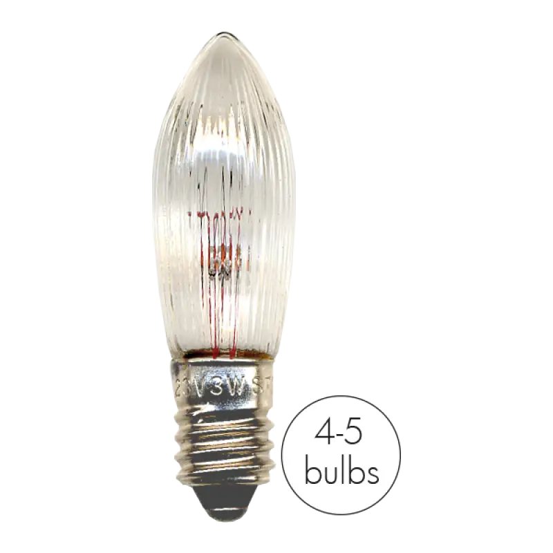 Reservlampa 3-pack E10 55V 3W - Reservlampa