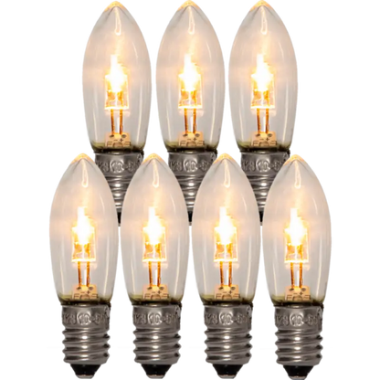 Reservlampa 7-pack E10 10-55v AC/DC LED - Reservlampa