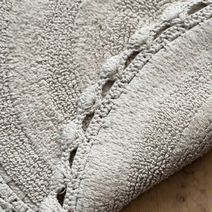 Rimini Badrumsmatta 70 cm rund grön - Badrumsmatta