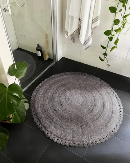 Rimini Badrumsmatta grå 100cm - Badrumsmatta