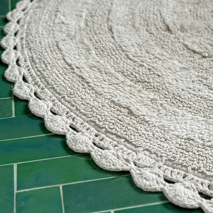 Rimini Badrumsmatta sand 100cm - Badrumsmatta