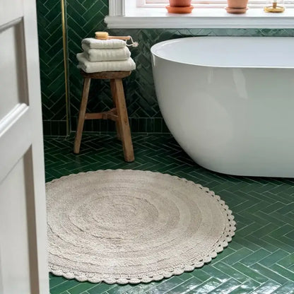 Rimini Badrumsmatta Sand 70cm - Badrumsmatta