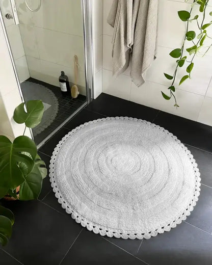 Rimini Badrumsmatta vit 70cm - Badrumsmatta