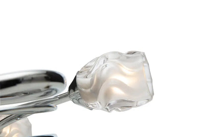 Rose krom plafond 3-arm - Plafond