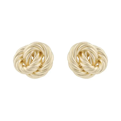 Row ear plain guld - Örhänge