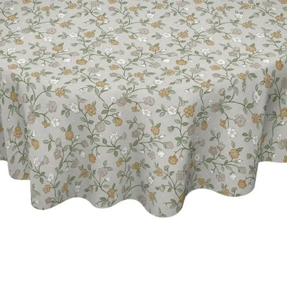 Rund Vaxduk Lotta 140cm linne - Vaxduk