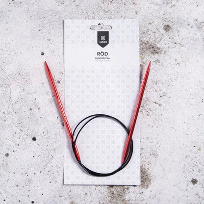 Rundsticka 5,50mm 80 cm röd - Rundsticka