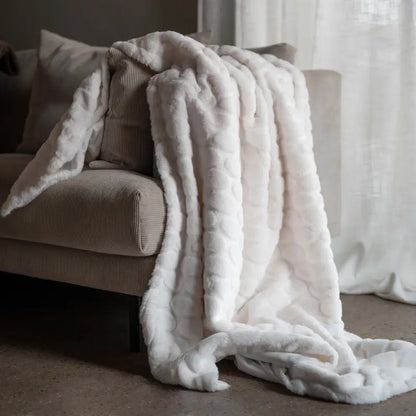 Sense pläd offwhite - Pläd