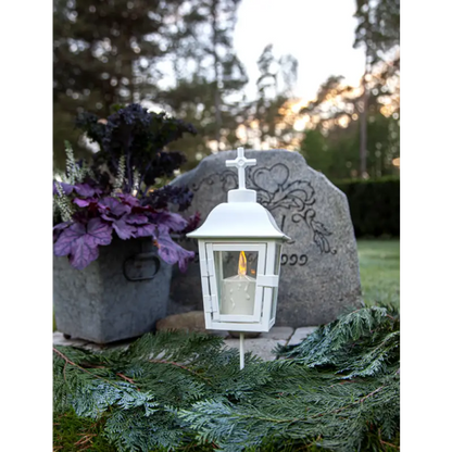 Serene Lykta vit - Gravlykta