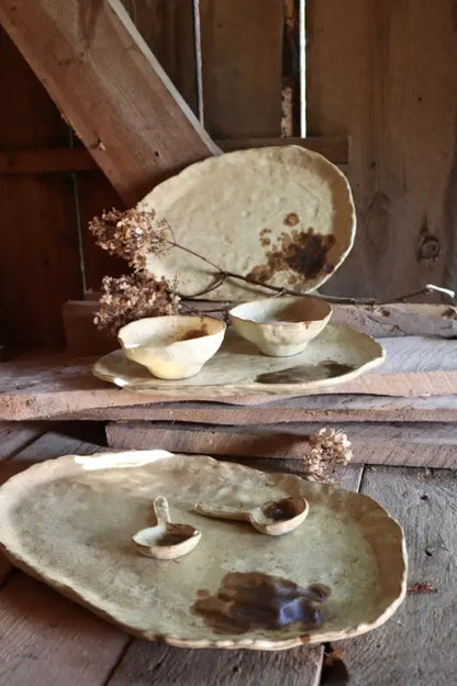 Serveringsfat Aurora 39 x 25 x 2,5 cm - Serveringsfat