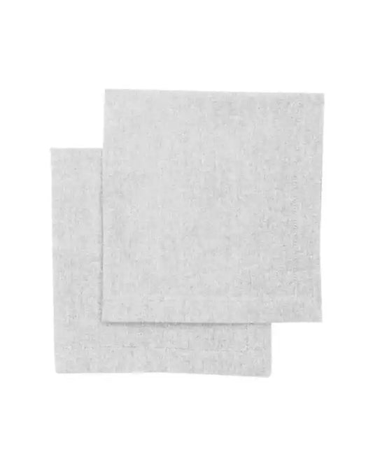 Servett/Duk 2-pack 45x45 cm ljus grå - Dukning