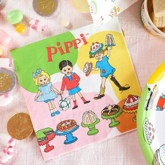 Servetter Pippi 33x33 cm - Kalas