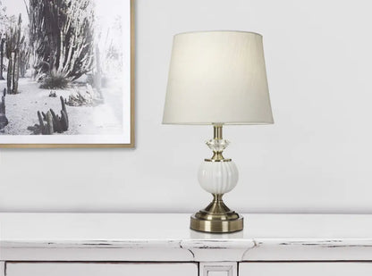 Siv bordslampa vit - Bordslampa