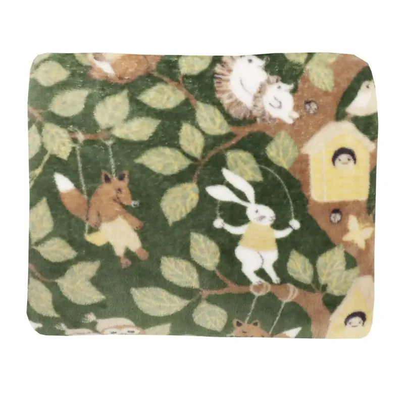 Skogsliv pläd grön - Pläd